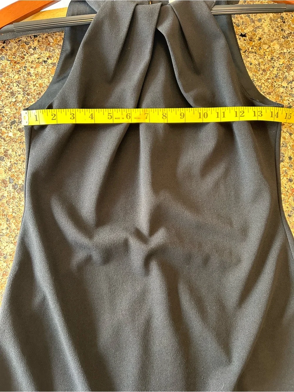 Emerald Sundae Black Pleated Neck Mini Dress - Picture 4 of 5